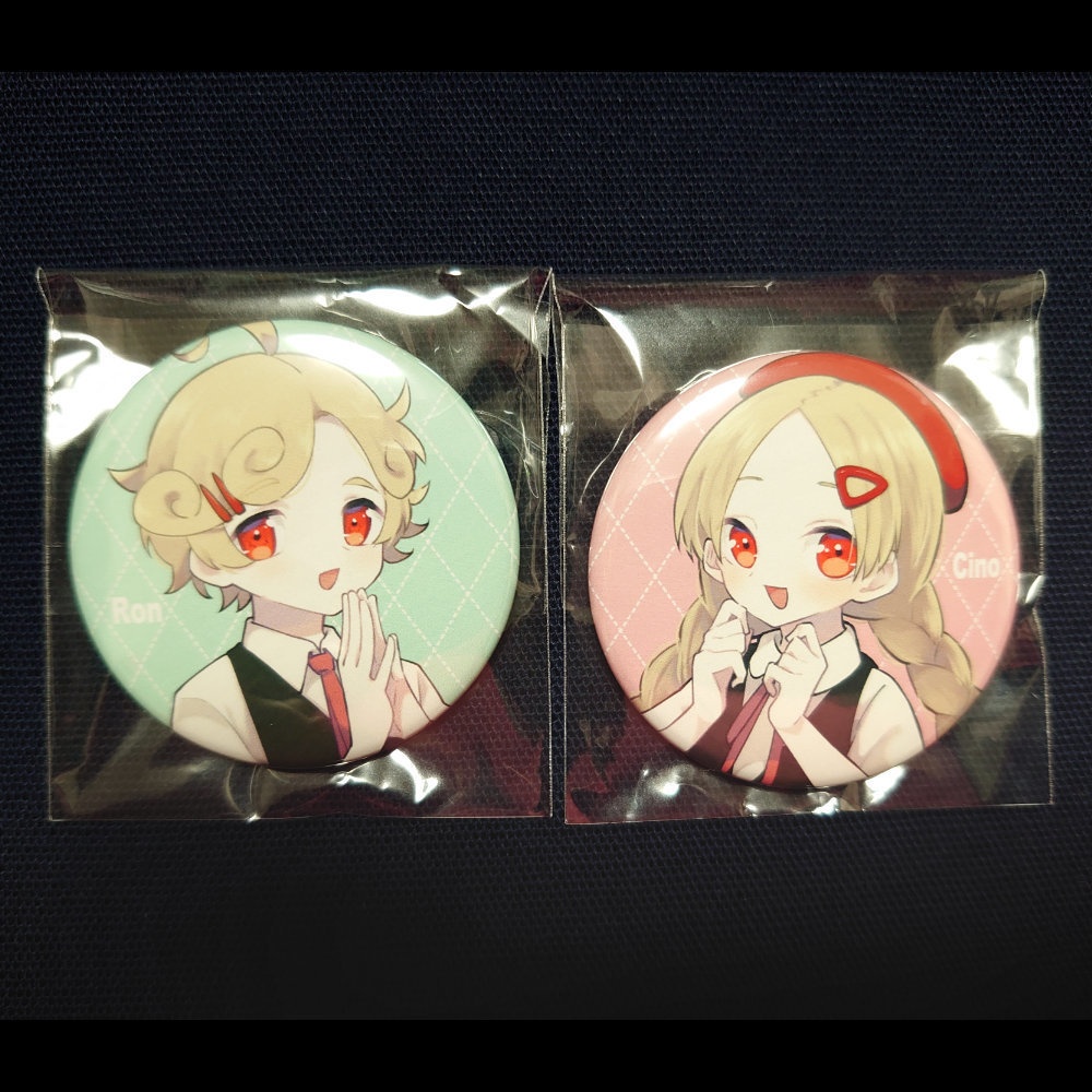 創作キャラ缶バッジ