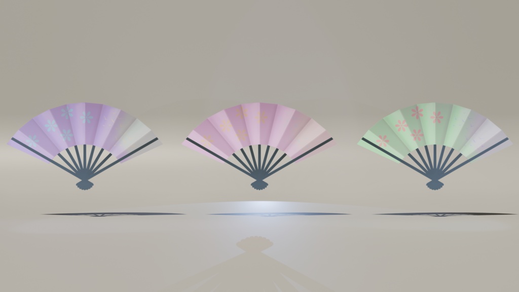 【3Dモデル】扇子（Sensu）