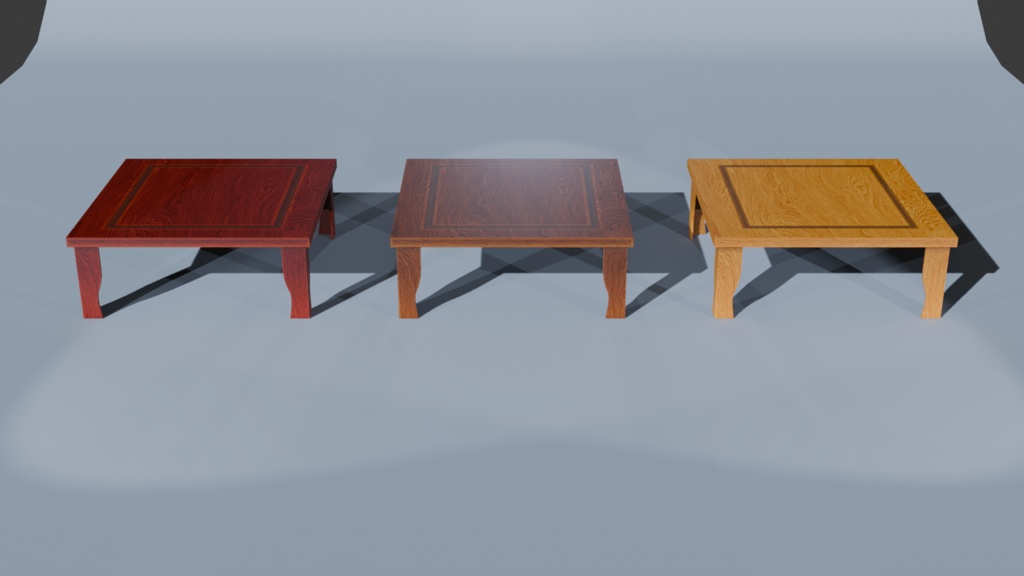 【3Dモデル】座卓