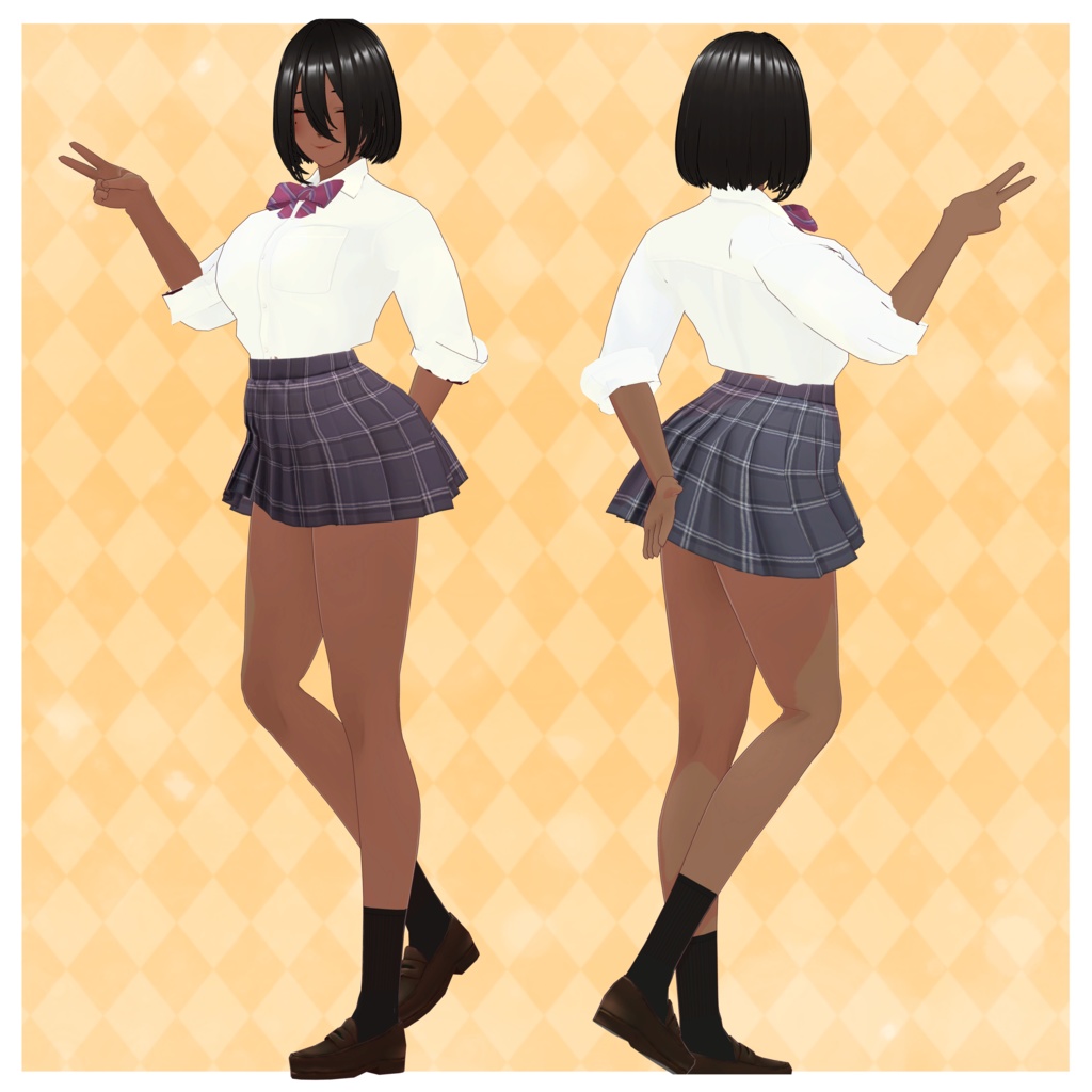 オリジナルVRCモデル「春奈」