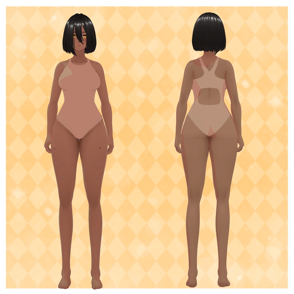 オリジナルVRCモデル「春奈」