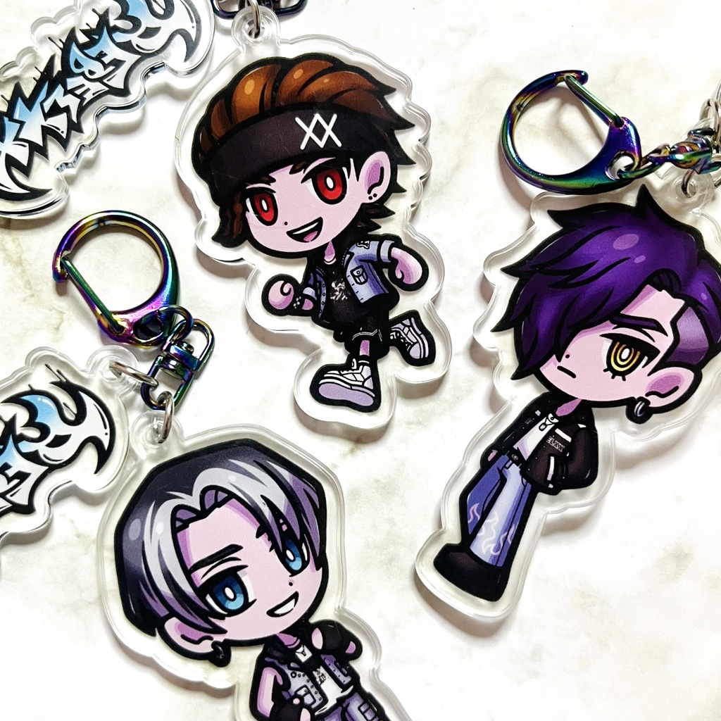 REBELXX アクリルキーホルダー