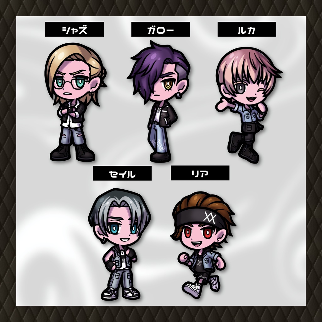 REBELXX アクリルキーホルダー