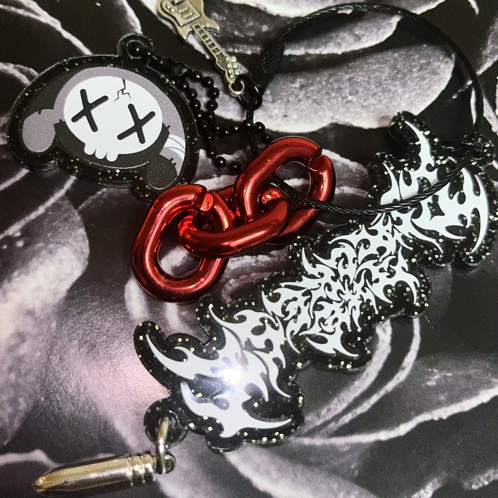 ロゴキーチェーン THE BLACKEST BULLETS ver.