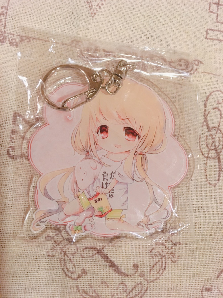 あんずアクリルキーホルダー