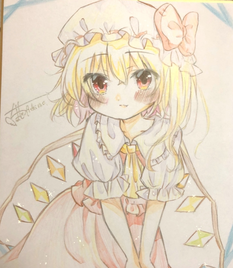 フランドール 直筆大色紙 Chimado Shop Booth