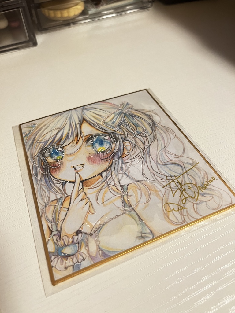 オリジナル直筆色紙　小サイズ3