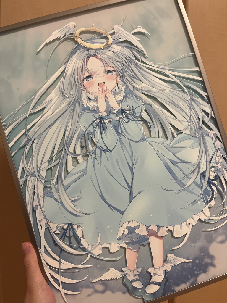 A3アクリル『はにかみ』