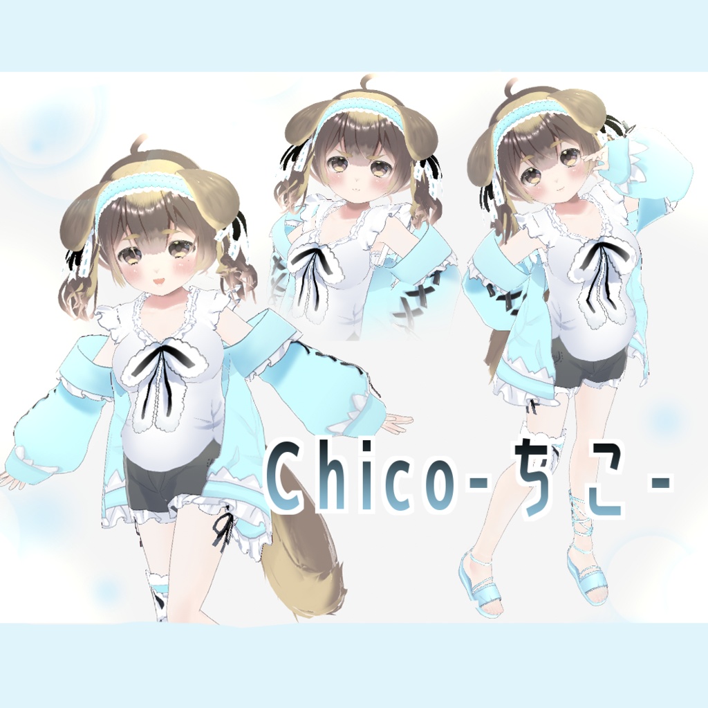 VRoid製オリジナルアバター【Chico-ちこ-】