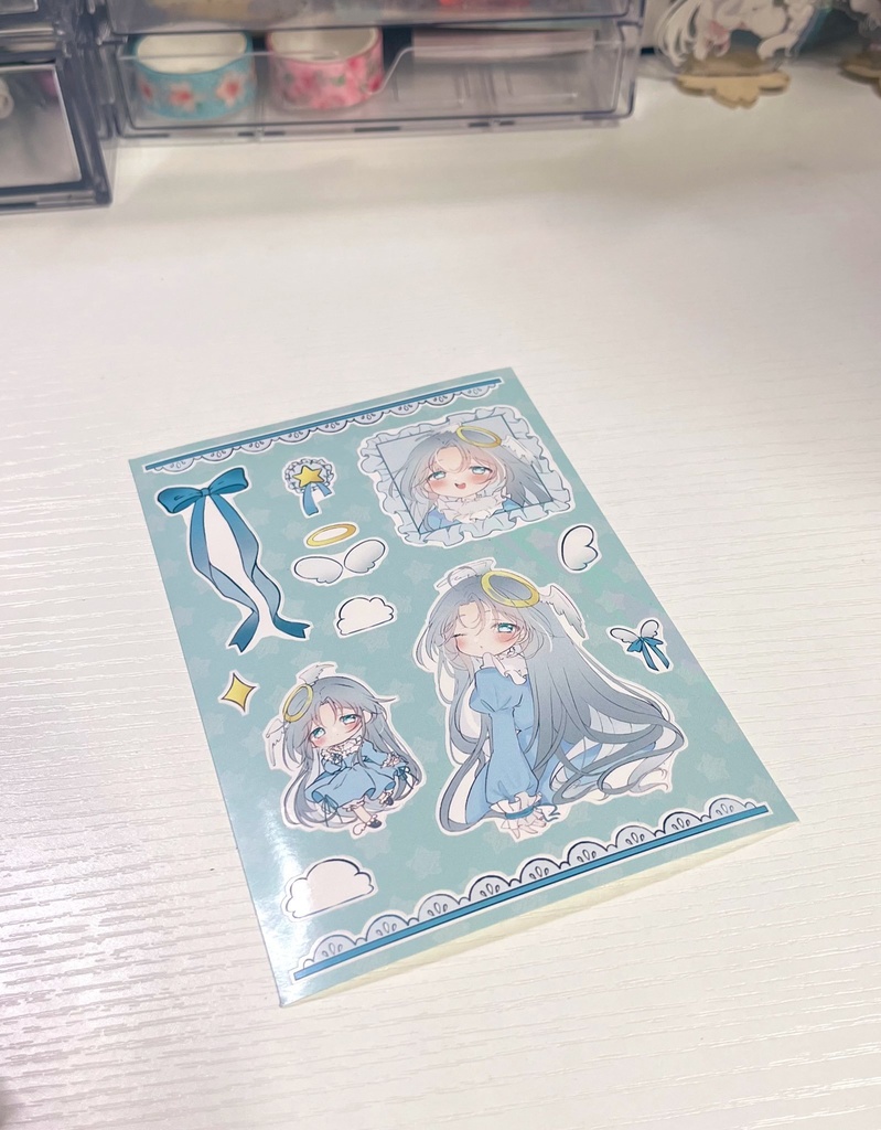 カット済　シールシート（再剥離可能）