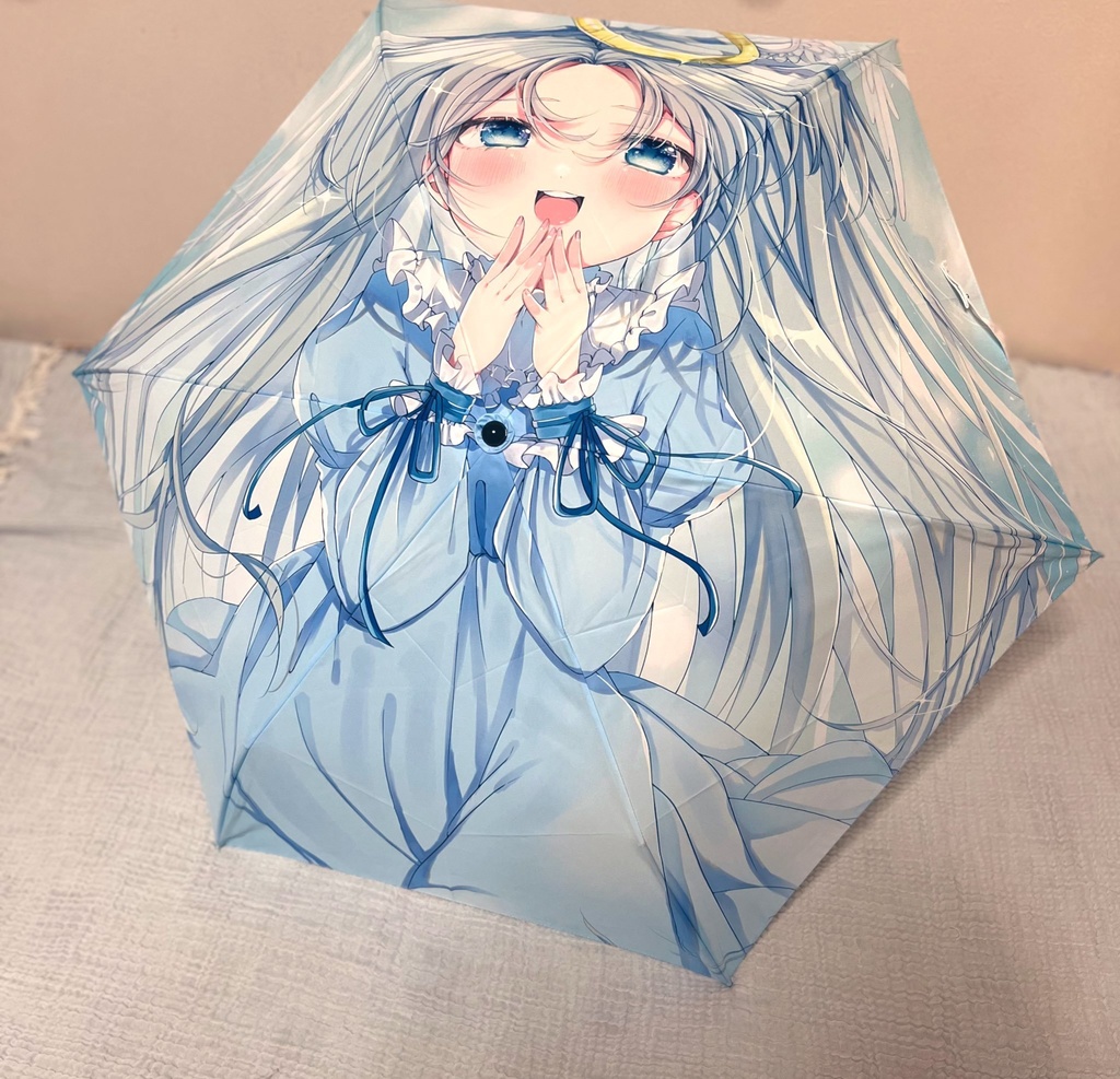 【晴雨兼用】オリジナル　折りたたみ傘（カバー付）