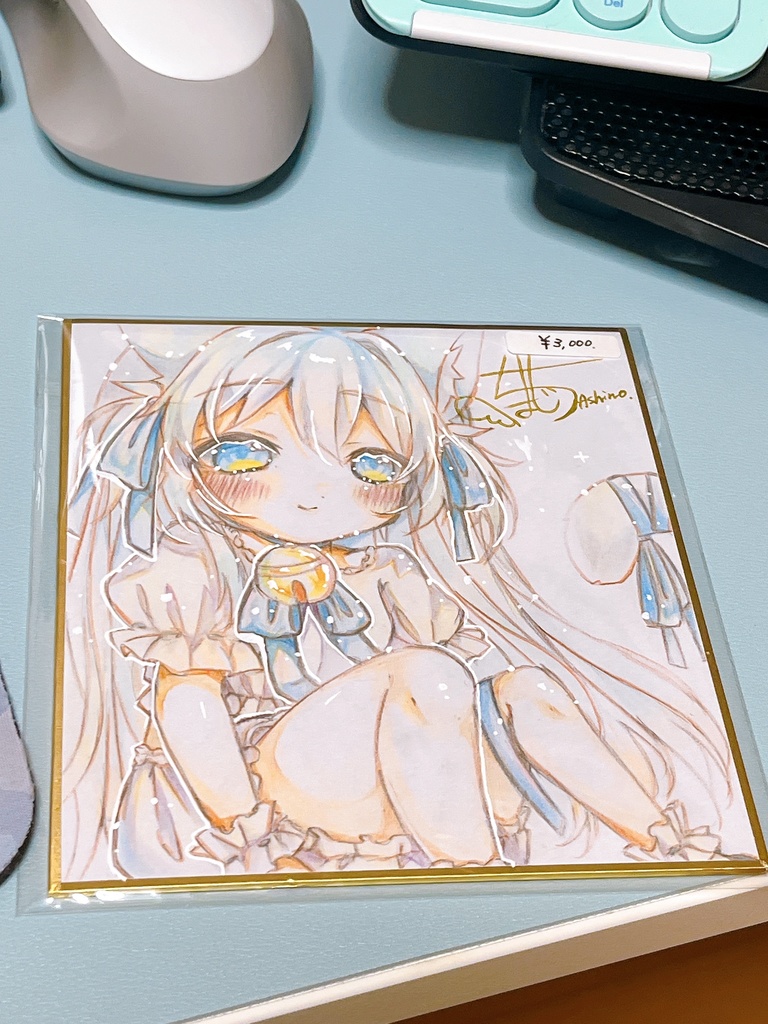 すーみぃ　直筆色紙　ミニサイズ2