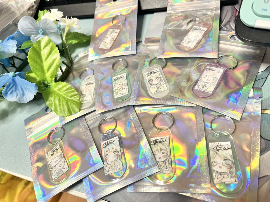 【ランダム】原画名札キーホルダー