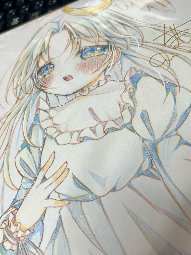 カラー直筆色紙　大サイズ