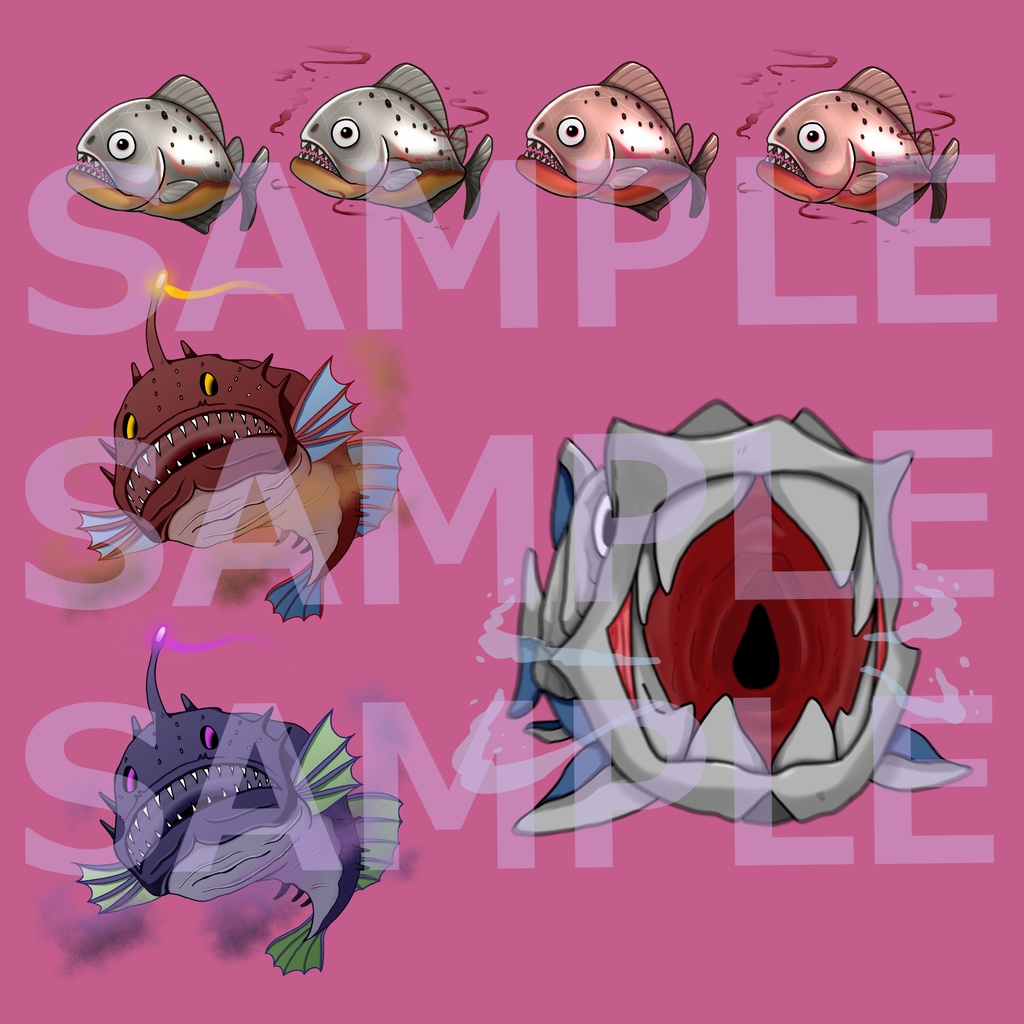 【セット】モンスター素材【水棲】