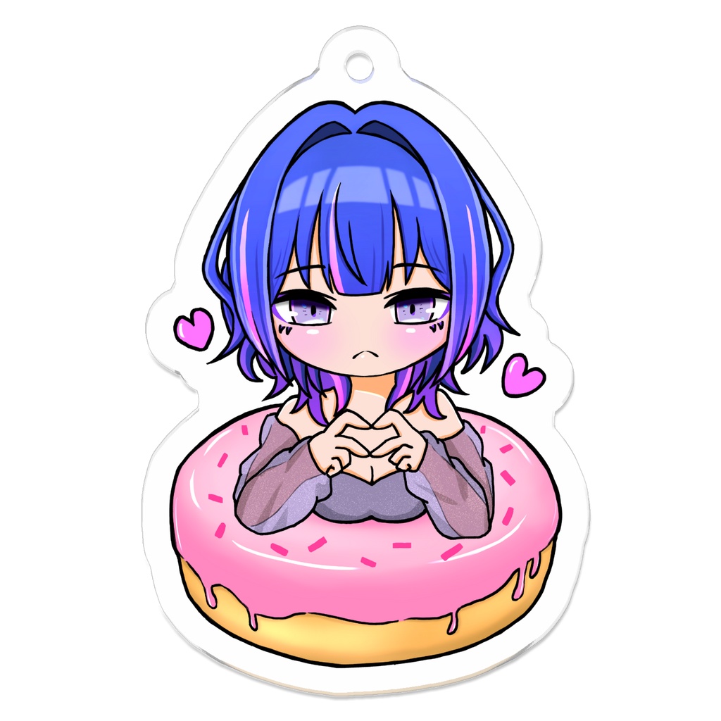 阿奈持ともみ「DONUTS🍩ZOO」コラボアクリルキーホルダー