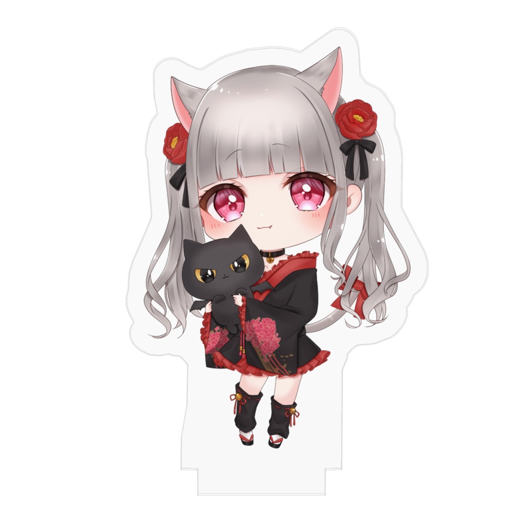 にゃん汰。アクリルフィギュア(50x50mm)