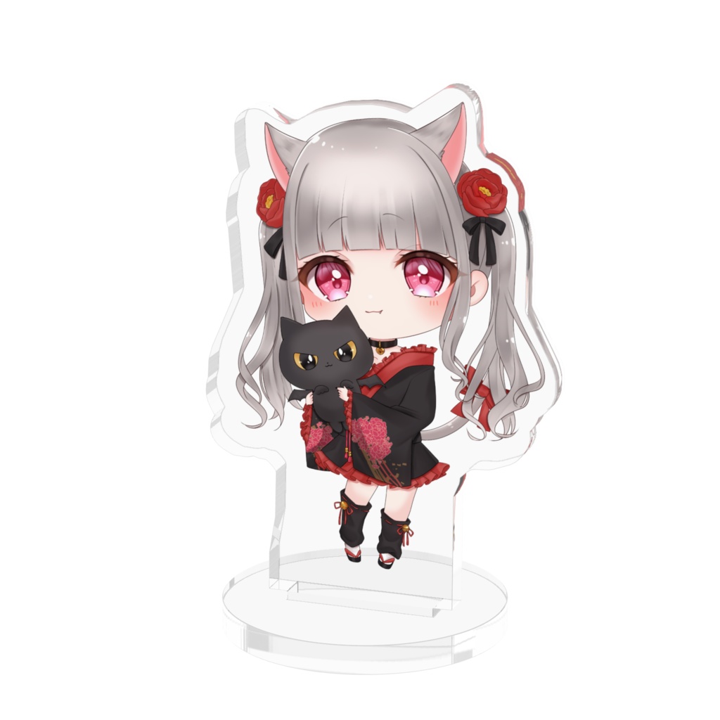 にゃん汰。アクリルフィギュア(50x50mm)