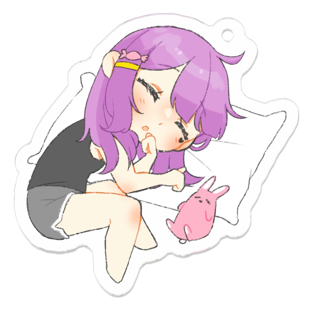 あめかの自作アクキー②【5000人記念】