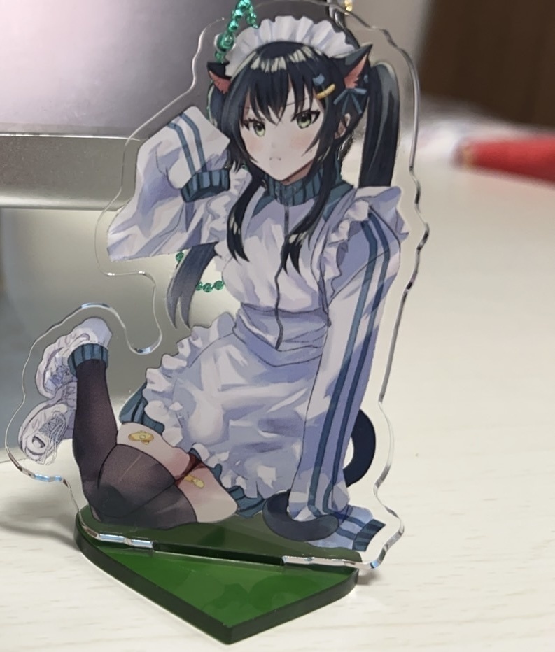 ツインテジャージメイド手毬アクリルスタンド