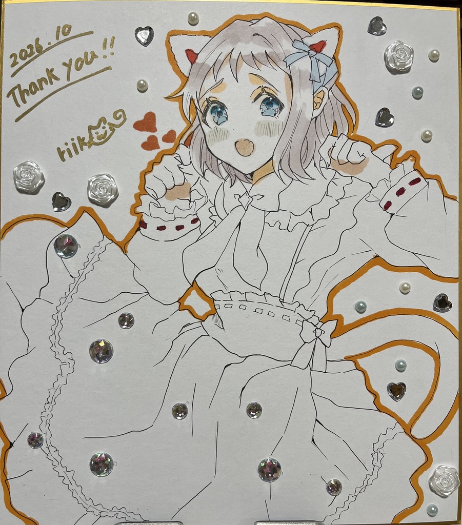 リーリヤ　色紙
