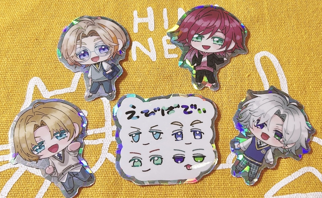 えびばでぃ ホログラムステッカー