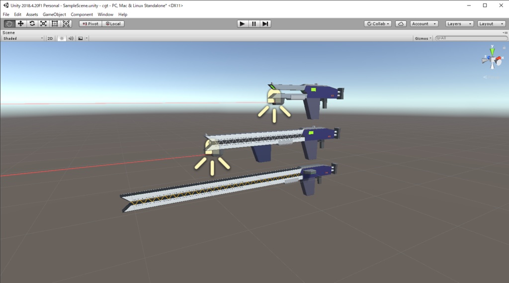 AWset001 シールド&レールガン