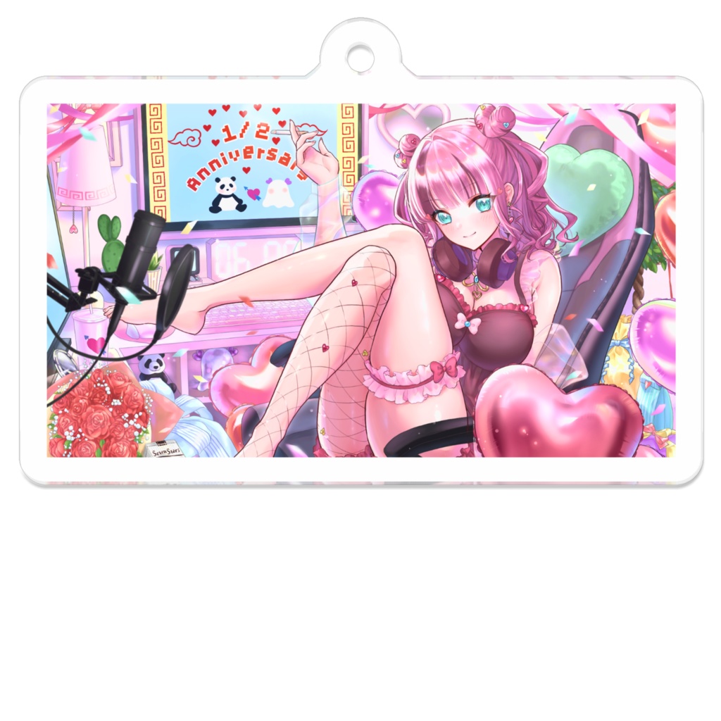 愛瀬ゆい【半年記念アクリルキーホルダー】