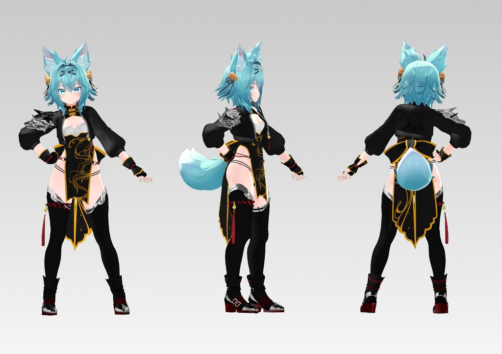 【4アバター対応】伏矢【衣装】