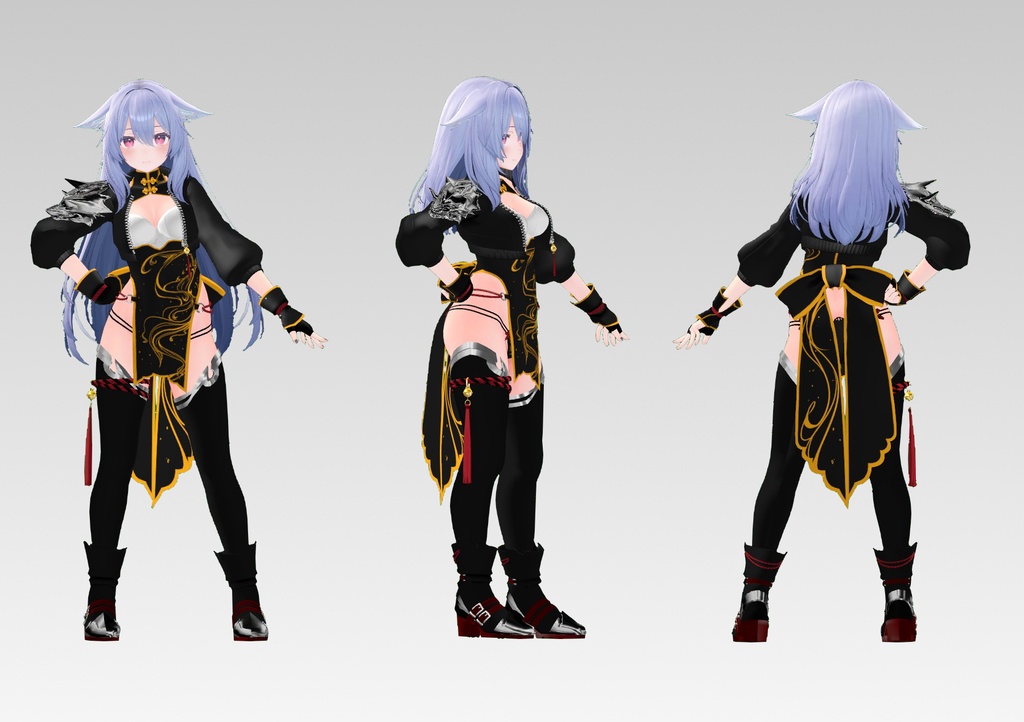 【4アバター対応】伏矢【衣装】