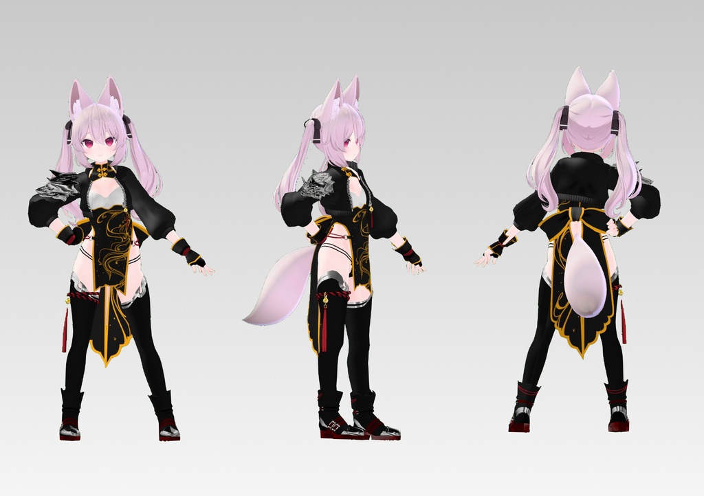 【4アバター対応】伏矢【衣装】