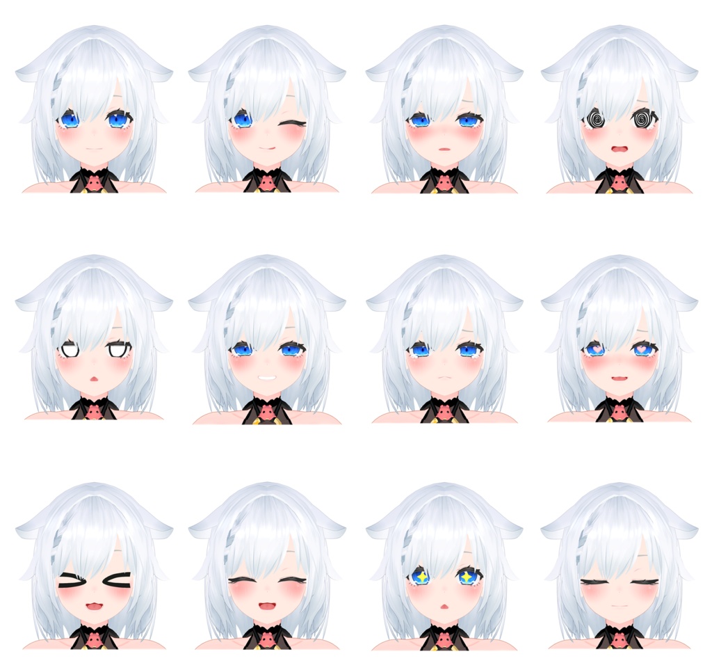 オリジナル3Dモデル「瑠星」Ver1.04