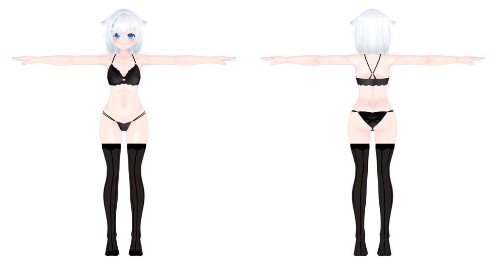 オリジナル3Dモデル「瑠星」Ver1.04