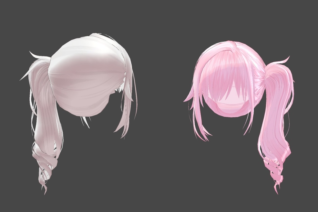 【PB対応】サイドテール【髪】