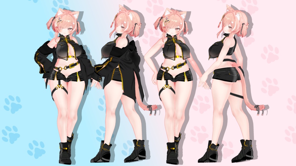 【複数アバター対応】業【衣装】