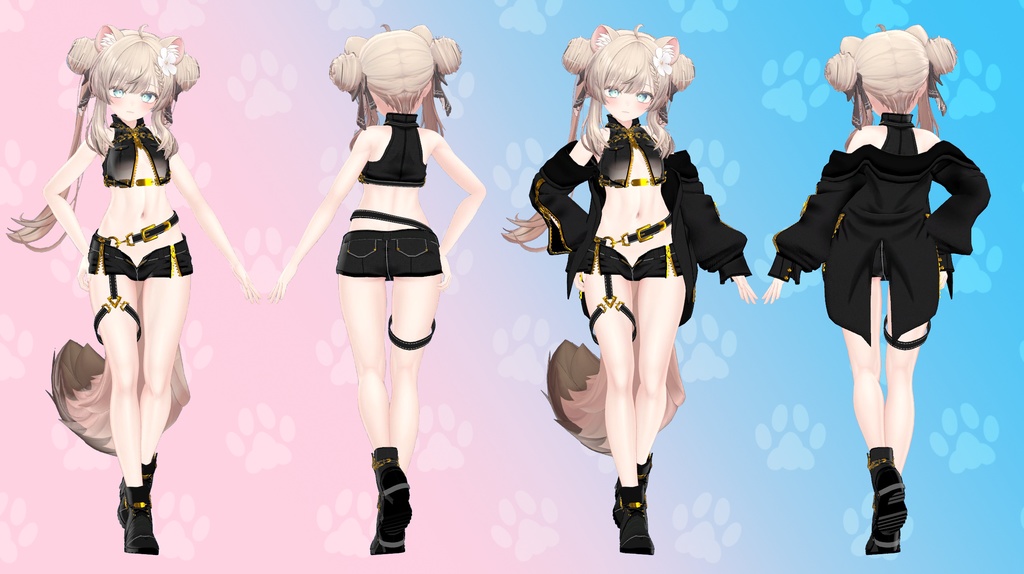 【複数アバター対応】業【衣装】