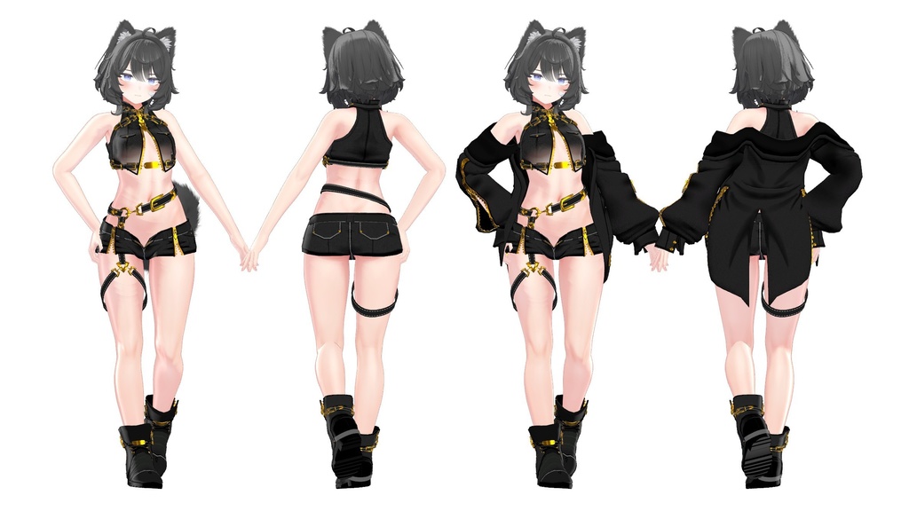 【複数アバター対応】業【衣装】