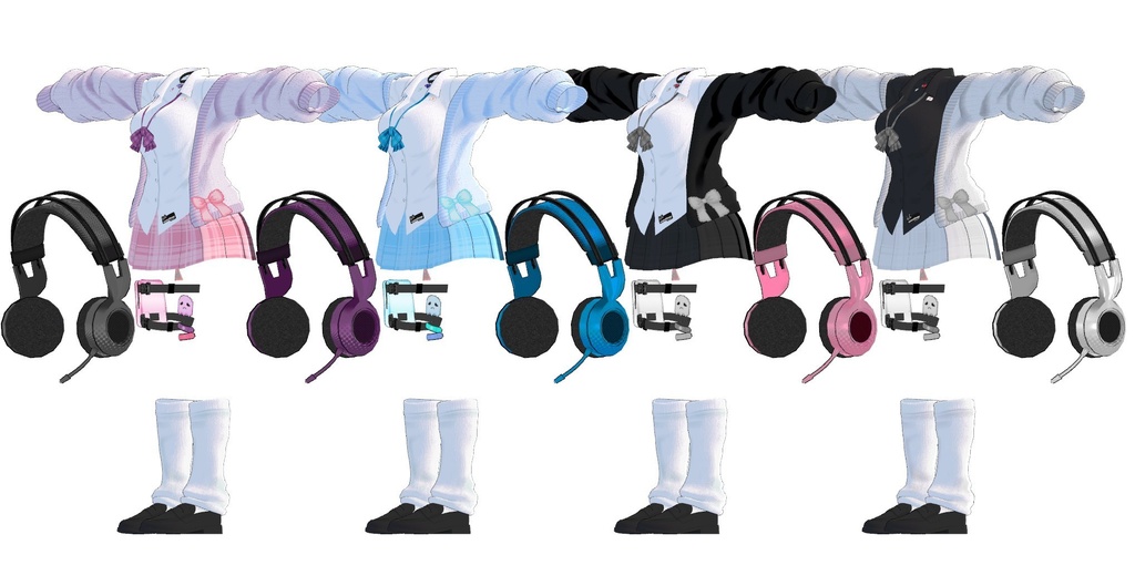 (旧)【10アバター対応】GG【衣装】