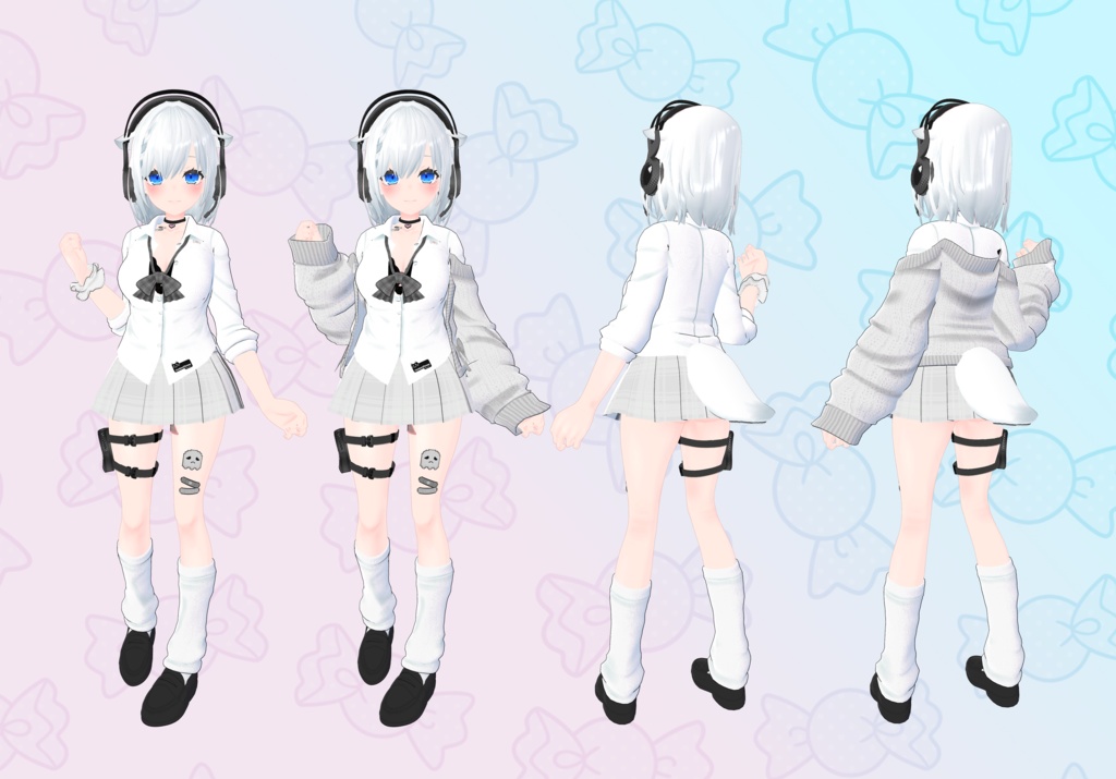 (旧)【10アバター対応】GG【衣装】