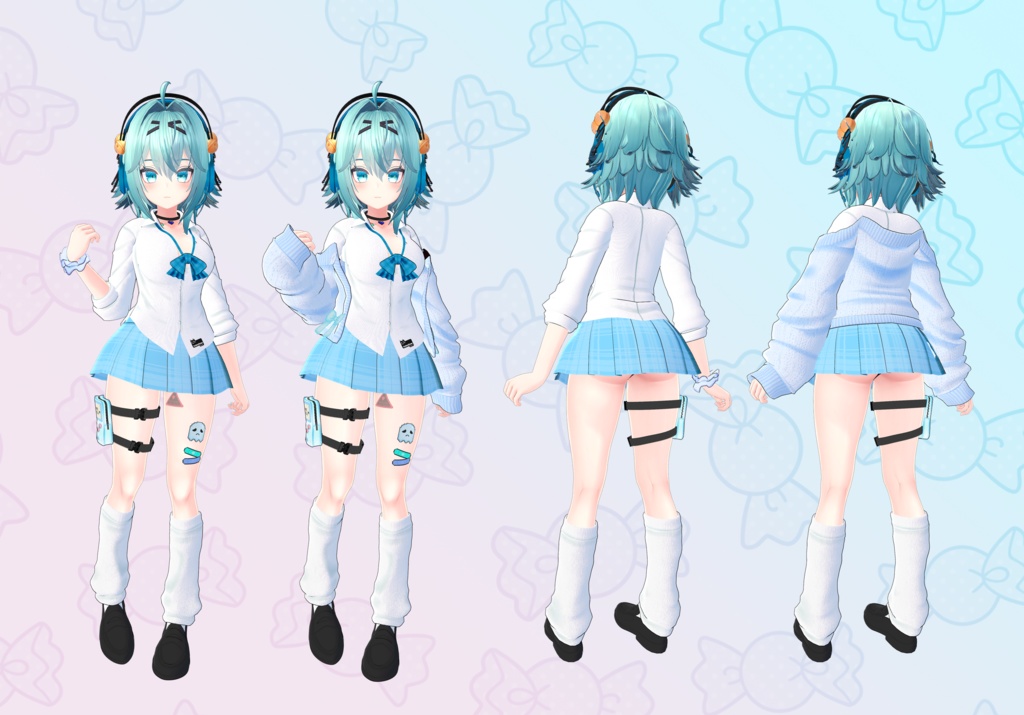 (旧)【10アバター対応】GG【衣装】