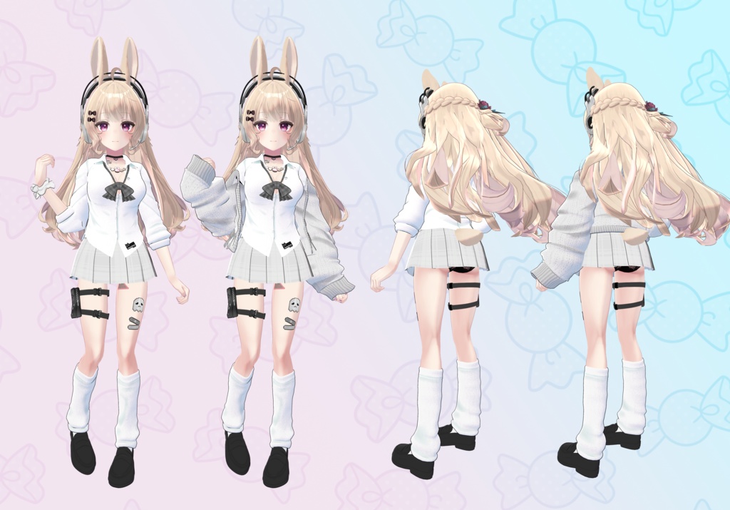 (旧)【10アバター対応】GG【衣装】