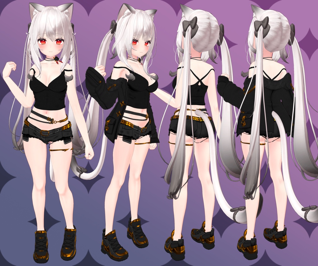 【9アバター対応】長夜【衣装】