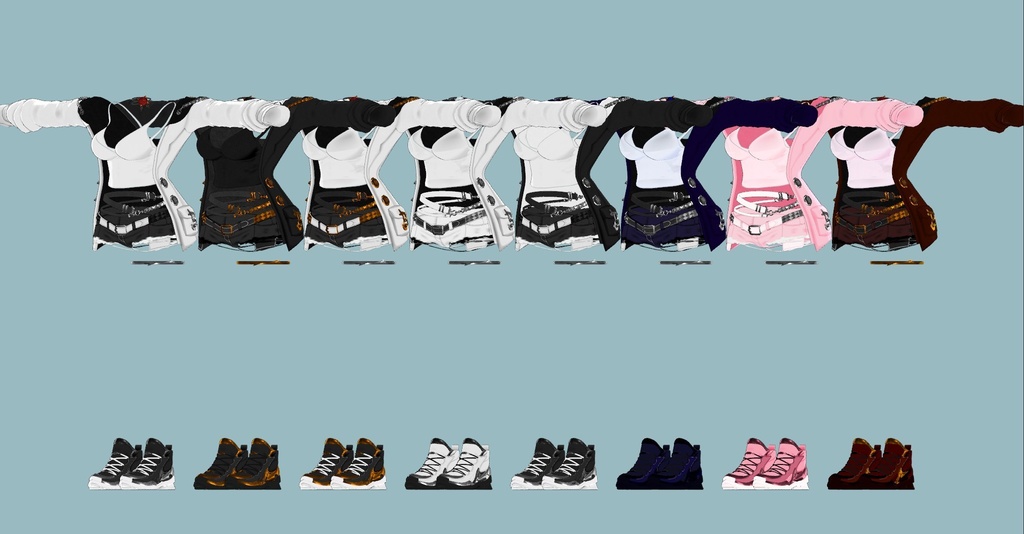 【9アバター対応】長夜【衣装】