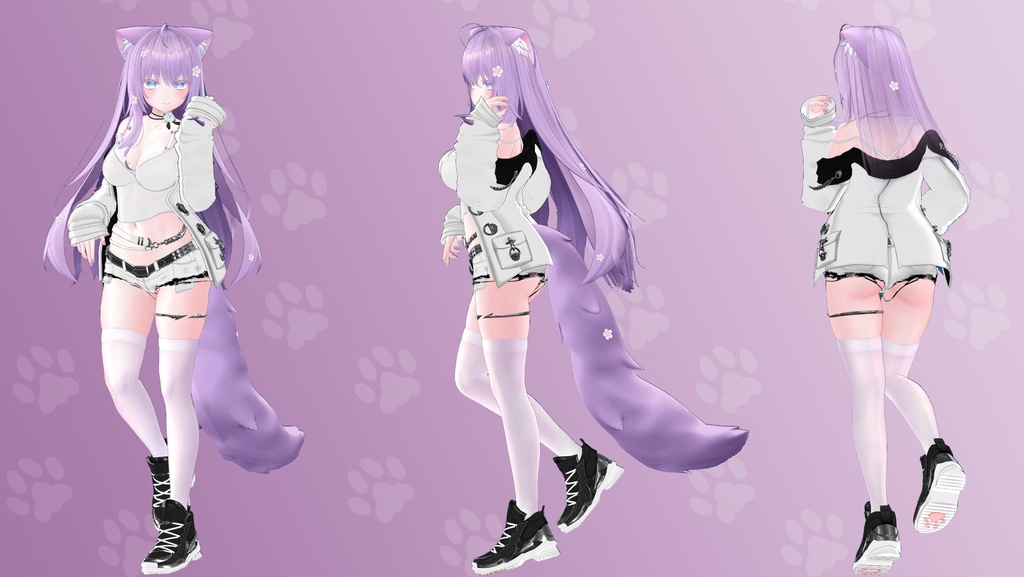 【9アバター対応】長夜【衣装】