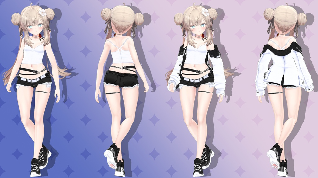 【9アバター対応】長夜【衣装】