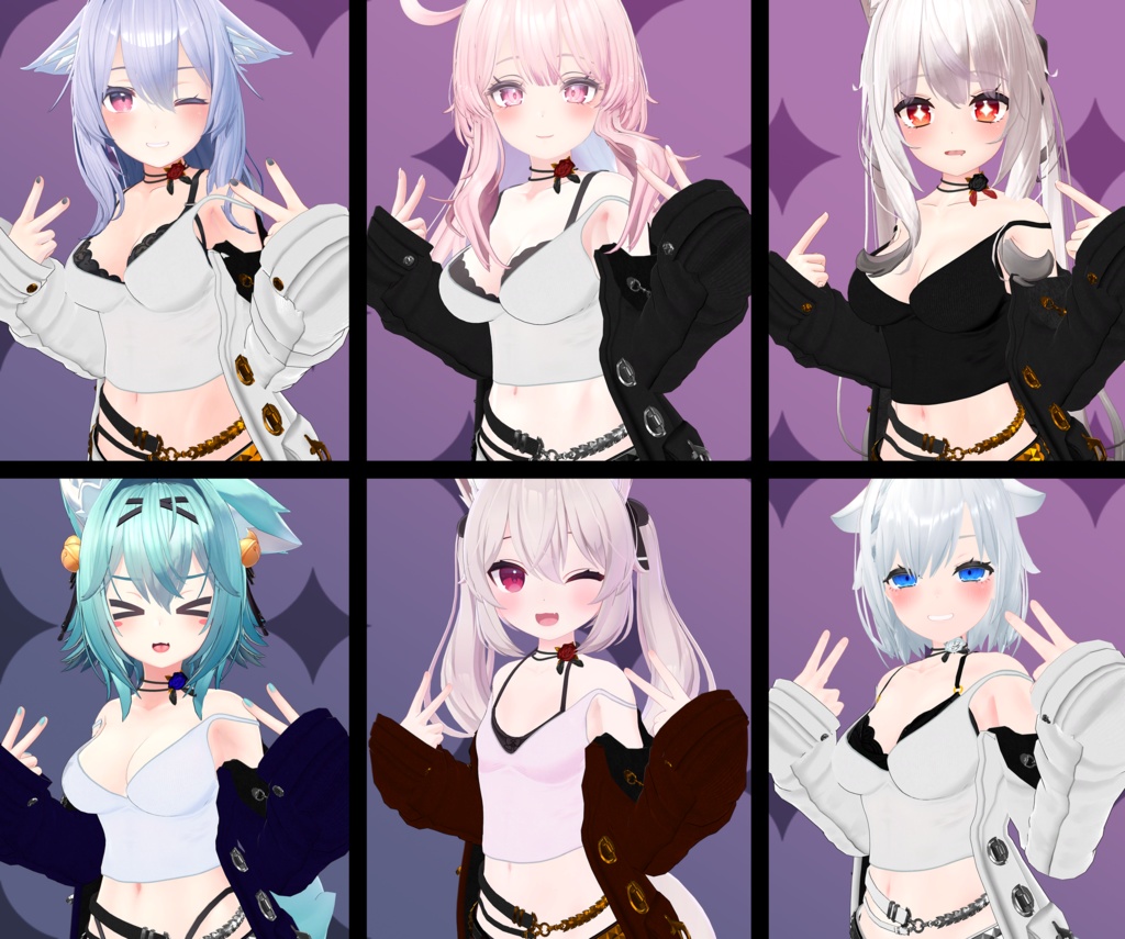 【9アバター対応】長夜【衣装】