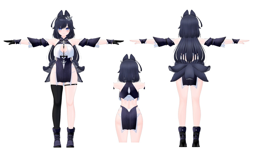 オリジナル3Dモデル「幽怩」