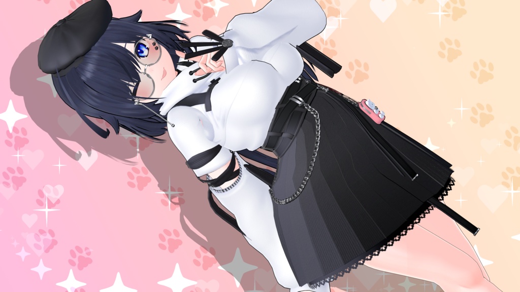 オリジナル3Dモデル「幽怩」