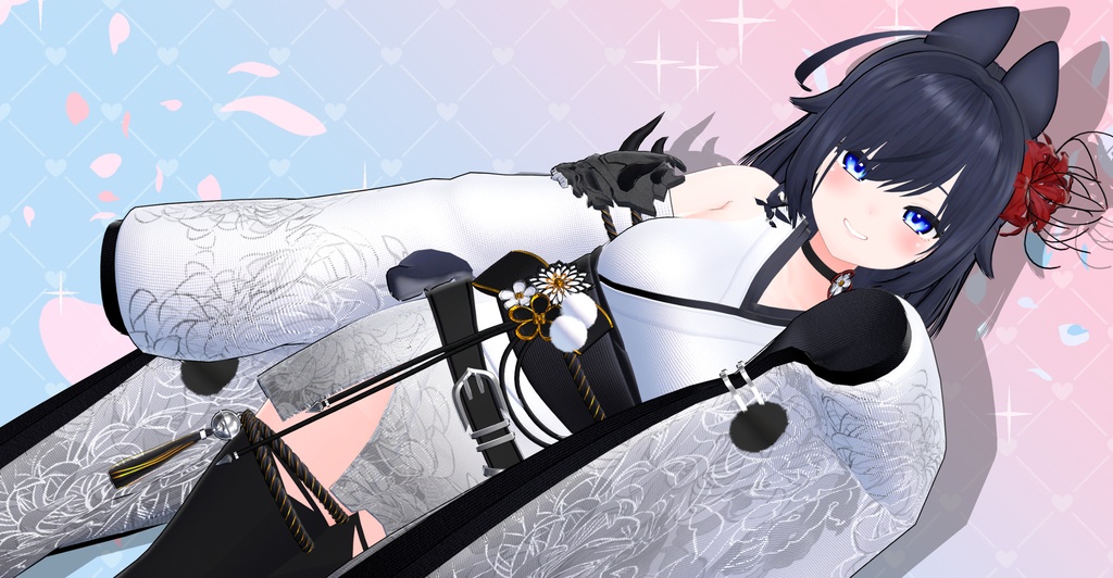 オリジナル3Dモデル「幽怩」