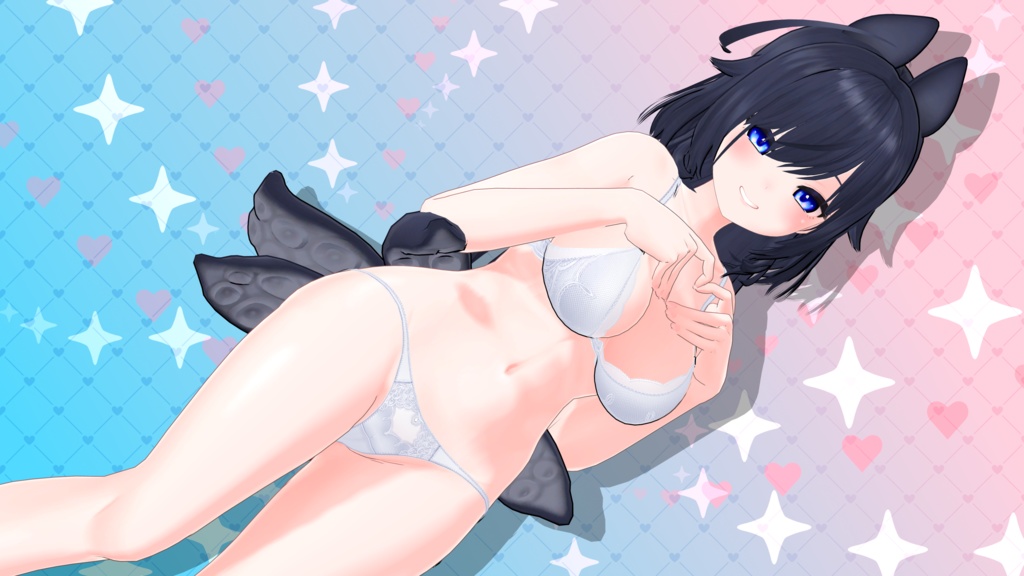 オリジナル3Dモデル「幽怩」